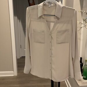 Express Cream Button Down Shirt